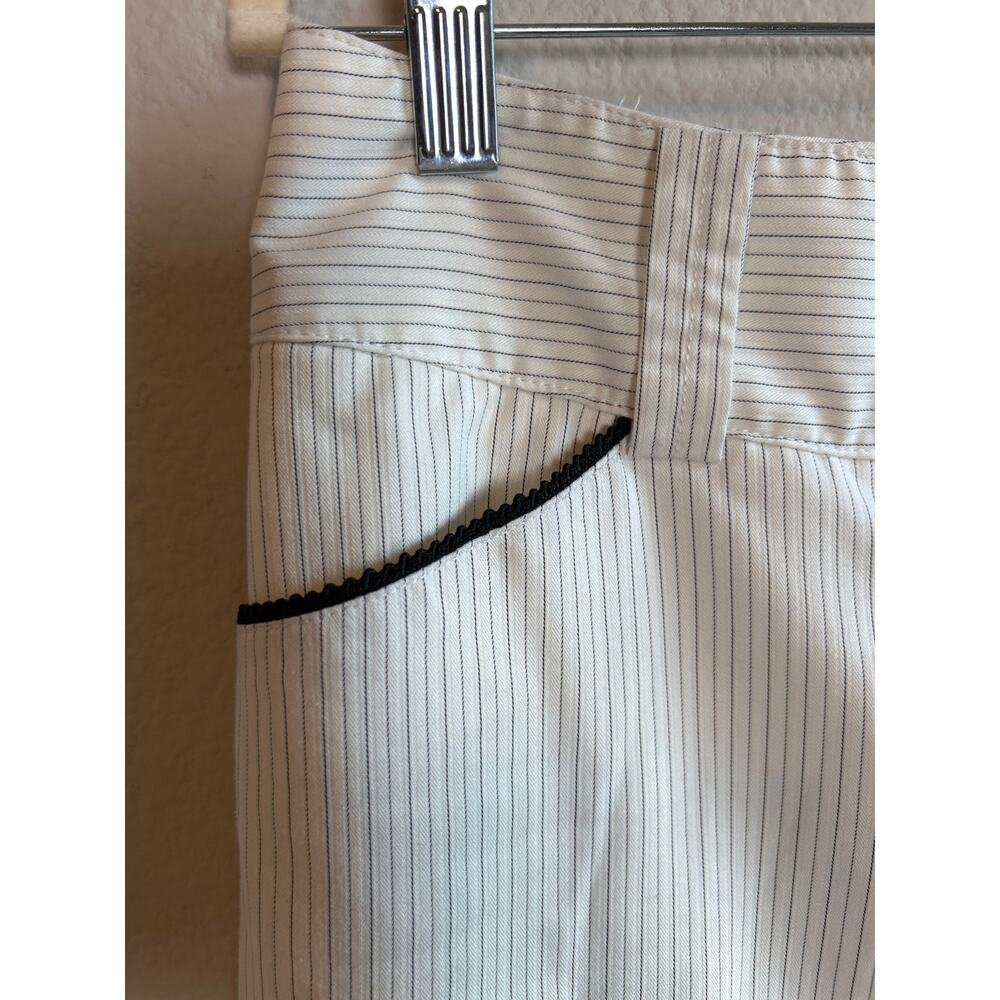 White House Black Market | Pinstripe Trouser Pant | 6R - Picture 5 of 15